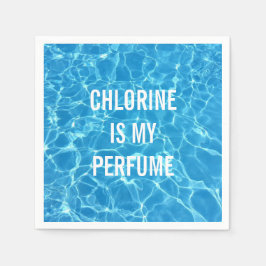 Guardanapo De Papel Cloro é o meu tipográfico de Piscina de Natação Pe