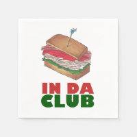 Clube da Turquia Sandwich EM DA CLUB Engraçado Foo