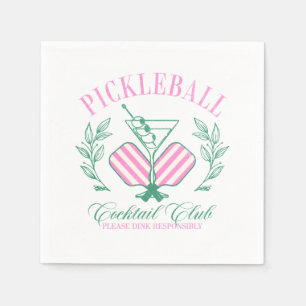 Guardanapo De Papel Clube de Cocktail de Picleball