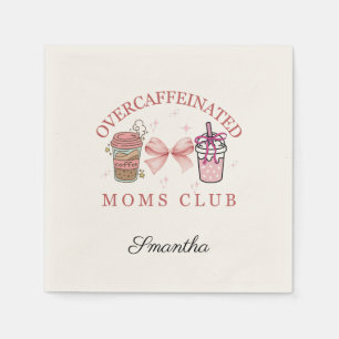 Guardanapo De Papel Clube mães com overcafeína personalizado