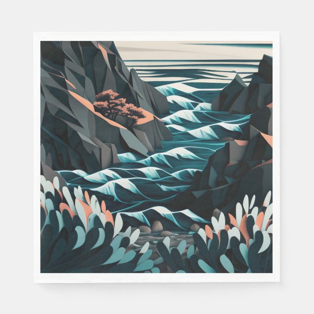 Guardanapo De Papel Coastal Energy (Frente)