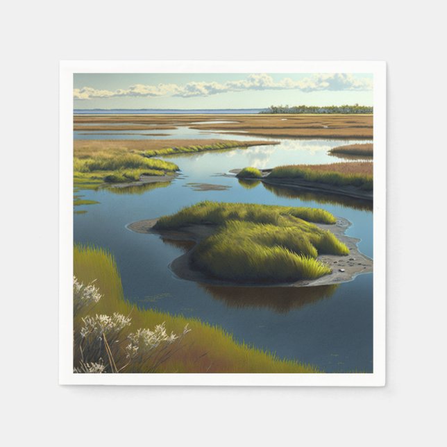 Guardanapo De Papel Coastal Tranquility (Frente)