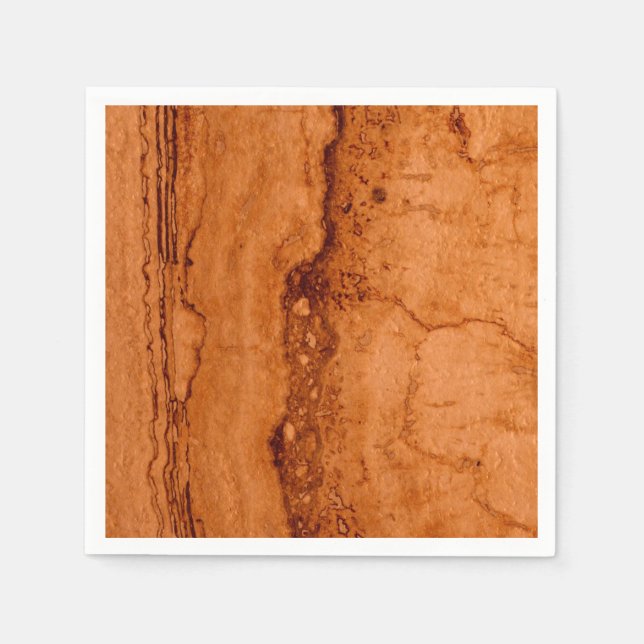 Guardanapo De Papel Cobre Canyon Granite, dourado âmbar Montanhas Sedo (Frente)