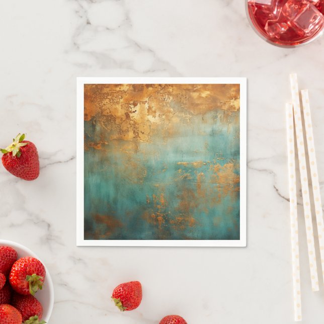 Guardanapo De Papel Cobre Patina - Metálico Russo (Insitu)