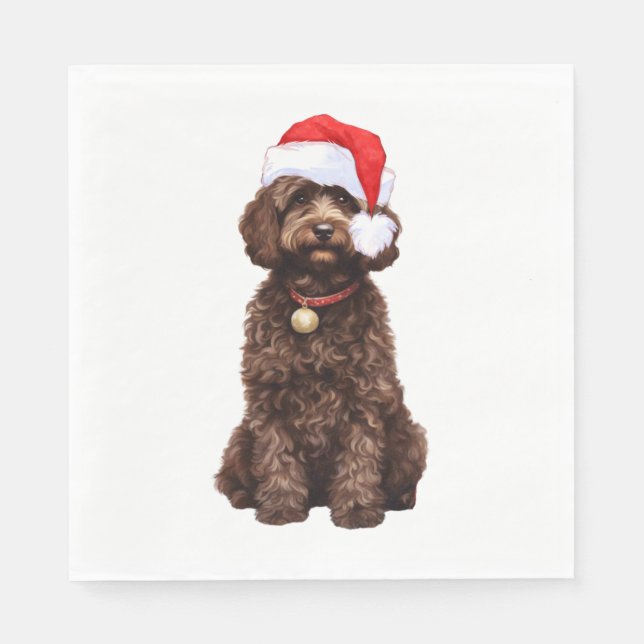 Guardanapo De Papel Cockapoo Natal (Frente)