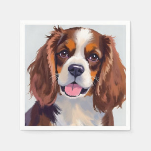 Guardanapo De Papel Cocker Spaniel Pintura de Cachorro Pet