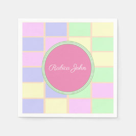 Guardanapo De Papel Cocktail de Grade de Pastel Macio Personalizado