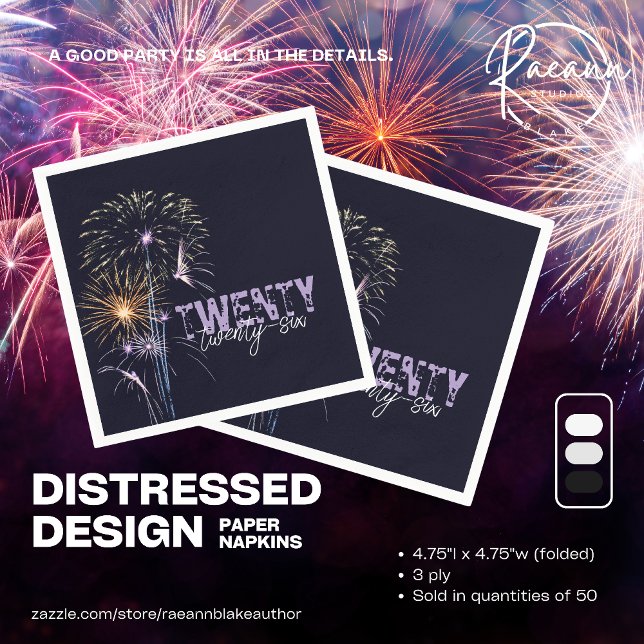 Guardanapo De Papel Cocktail de papel de Design 2026 com dificuldades (Criador carregado)