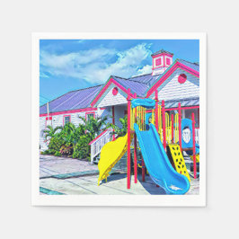 Guardanapo De Papel Cocktail Napkin- Escola Primária Hope Cidade 2- 20