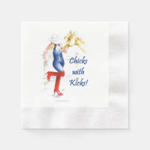Cocktail Napkin-Sassy Cowgirl - Pintinhos com Kick