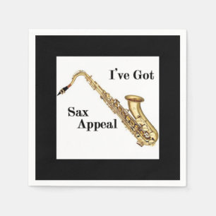 Guardanapo De Papel Cocktail saxofone Napkins
