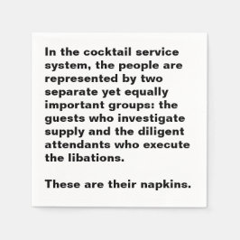 Guardanapo De Papel Cocktail Service System Crime Show Cocktail