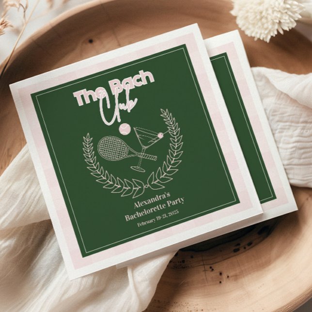 Guardanapo De Papel Cocktails E Bachelorette De Clubs (Criador carregado)