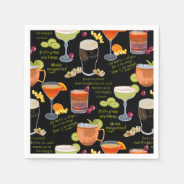Guardanapo De Papel Cocktails e contemplação