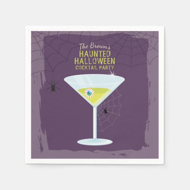 Guardanapo De Papel Cocktails Halloween (Frente)