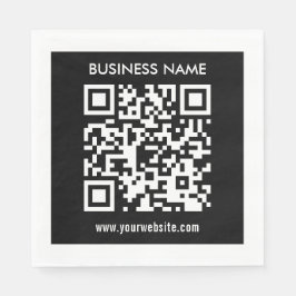Guardanapo De Papel Código QR editável (gerado instantaneamente) | Pre