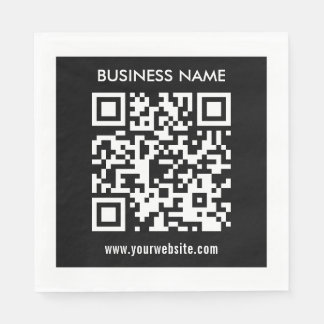 Guardanapo De Papel Código QR editável (gerado instantaneamente) | Pre