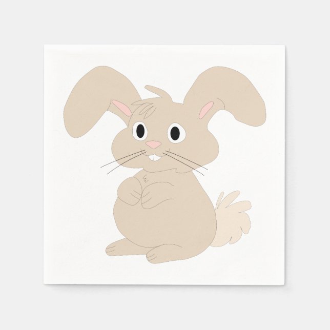 Guardanapo De Papel Coelhinho da Páscoa (Frente)