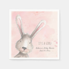 Guardanapo De Papel Coelho Coelhinho de Aquarela É um costume feminino