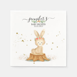Guardanapo De Papel Coelho Fofo Coelho silvestre bebê recém-nascido