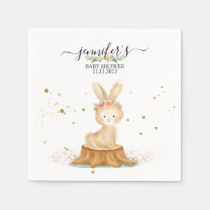 Guardanapo De Papel Coelho Fofo Coelho silvestre bebê recém-nascido