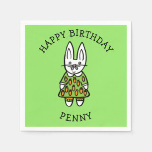 Guardanapo De Papel Coelho Penny Personalizado