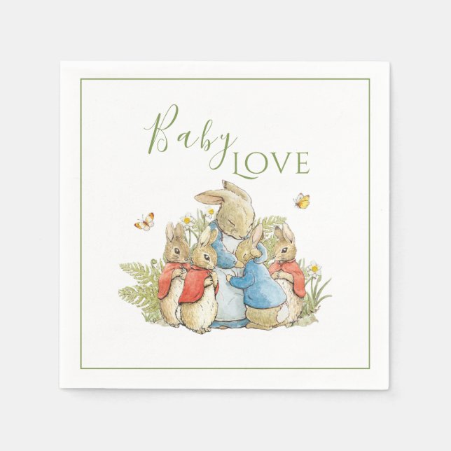 Guardanapo De Papel Coelho Sexo Chá Neutro (Frente)