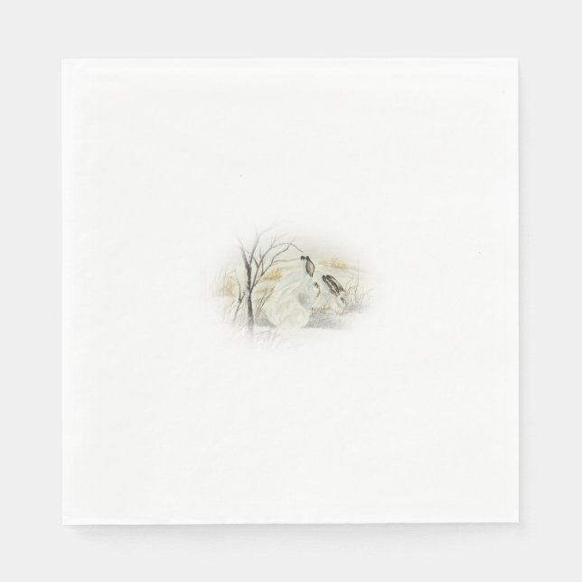 Guardanapo De Papel Coelhos / Coelhos (Frente)