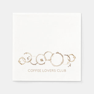 Guardanapo De Papel Coffee Rings CAFÉ LOVERS CLUB Artisan Fun