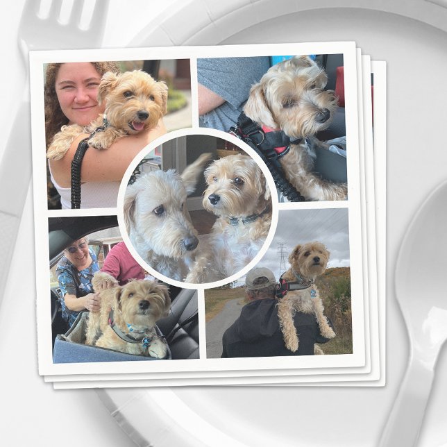 Guardanapo De Papel Colagem de Fotos Moderna (Criador carregado)