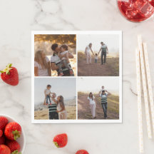 Colagem de Fotos Personalizadas de Família em Pape