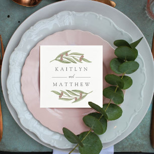 Guardanapo De Papel Coleção de Casamentos do Branch Olive