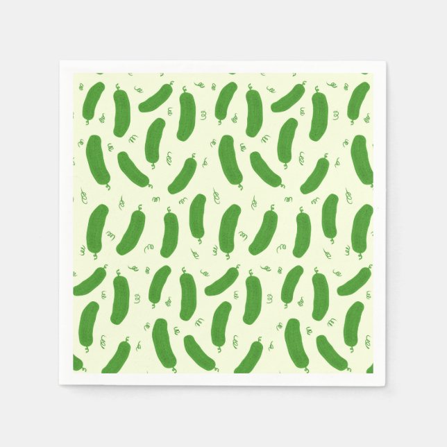 Guardanapo De Papel Coleção Pickle & Fresh com padrão (Frente)