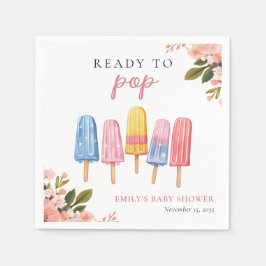 Guardanapo De Papel Coletor pronto para Chá de fraldas Pop