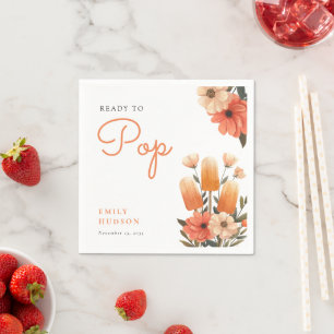 Guardanapo De Papel Coletor pronto para Chá de fraldas Pop