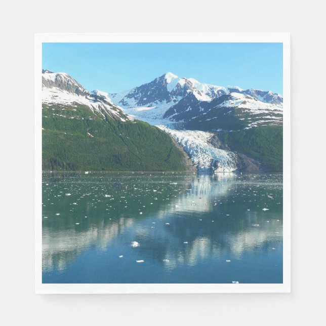 Guardanapo De Papel College Fjord I Beauful Alaska Photoographic (Frente)