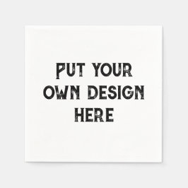 Guardanapo De Papel Coloque seu próprio design