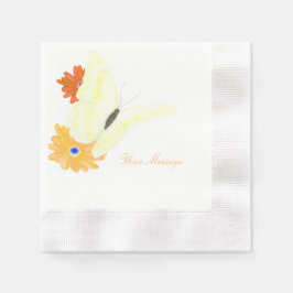 Guardanapo De Papel Colorful Spring Butterfly Garden Party