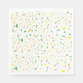 Guardanapo De Papel Colorir peças Terrazzo
