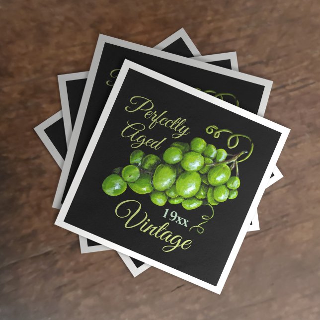 Guardanapo de papel com uvas (Criador carregado)