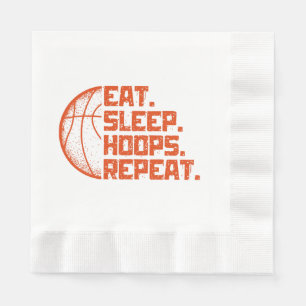 Guardanapo De Papel Coma Dormir Hoops Repetir Cotações Engraçadas de B