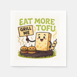 Guardanapo De Papel Coma Mais Tofu – Grelhe Me Em vez Disso Protesto B