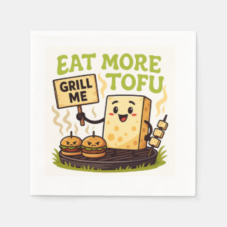 Guardanapo De Papel Coma Mais Tofu – Grelhe Me Em vez Disso Protesto B