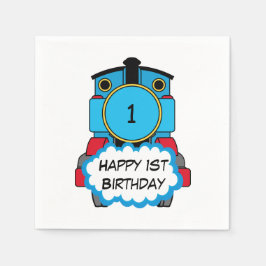 Guardanapo De Papel Comboio Feliz Aniversário Napkins