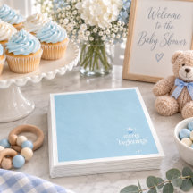 Começos Doces | Chá de Bebê Azul e Branco