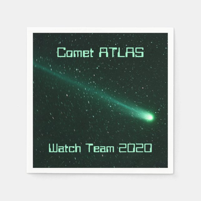 Guardanapo De Papel Comet ATLAS Watch Team 2020 (Frente)