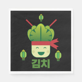 Guardanapo De Papel Comida Asiática Kimchi