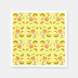 Guardanapo De Papel Comida Mexicana Hispânica Tacos Tequila