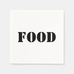 Guardanapo De Papel Comidas Genéricas e Suprimentos para Pessoas Humor