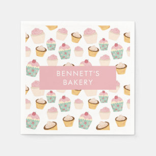 Guardanapo De Papel Compras Comerciais de Café de Bakery Cupcake